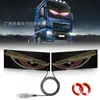 Nuevo Ojo de Diablo para Coche Luz LED Decorativa Neutra Panel de Pantalla de Luces Luz Decorativa Personalizada 11 Modos USB