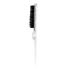 En stock venta al por mayor peluquería cepillo para el cabello de nailon esponjoso peine para rizar el cabello peinado coleta para recogido del cabello peine de estilismo con cola puntiaguda