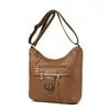 Bolsa Feminina de Comércio Exterior Transfronteiriço 2025 Nova Grande Capacidade Multi-Compartimento Lazer ao Ar Livre Moda Ombro Transversal Atacado
