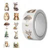 Adesivos de presente com emojis transfronteiriços, 500 peças de adesivos de vedação, adesivos adesivos de decoração de planner de animais fofos de desenho animado