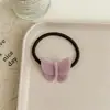 Estilo Fada Textura Gelatinosa Ácido Acético Borboleta Anel de Cabelo ~ Corda de Cabelo Elegante Linda Menina Elástico de Cabelo Tendão Novo Estilo