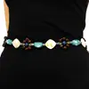 Corrente de Cintura com Franja de Concha CrossPearl Estilo Boêmio Pingente de Concha Decoração de Cintura Multicamadas Combinação para Roupas Femininas