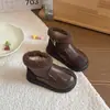 Botas Chelsea da Moda para Meninas 2025 Inverno Novos Sapatos de Princesa para Crianças Mocassins Sapatos com Solado Macio Botas de Couro Britânicas