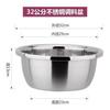 Acero inoxidable no magnético extra grueso cocina y lavabo batidor de huevos cuenco profundo cuenco para verduras lavabo lavabo doméstico desagüe Cuenco