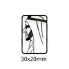 Modelo Quente Transfronteiriço Oriente Médio Emirados Árabes Unidos Retrato do Rei Senhor Esmalte Pintado Emblema Adesivo para Celular Pronto para Entrega