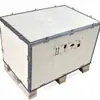 Cajas de Madera Personalizadas para Importación y Exportación, Embalaje Libre de Fumigación, Flejes de Acero para Logística, Esquinas de Acero, Contrachapado con Hebilla, Transporte de Guangzhou