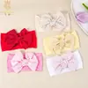 Accesorios para el cabello para niños estilo europeo y americano: Diademas de lazo de lunares que cubren la frente sin apretar la cabeza, diademas anchas para bebés y niños pequeños para proteger la fontanela