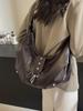 Bolso de Alta Gama para Mujer de Gran Capacidad 2026 Nuevo Verano Casual Moda Retro Hombro Cruzado Bolso Dumpling Tendencia