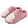 Chinelos de Algodão em Promoção para Mulheres, Impermeáveis de Inverno para Casa, Simples, para Casais, Quentes, de Pelúcia, com Solado Grosso, para Homens