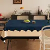 Alfombrilla para Mesa de Café Retro de Lujo Ligero Wind, Alfombrilla Protectora para Escritorio, Mantel Impermeable a Prueba de Aceite sin Lavado, Mantel para Mesa de Comedor