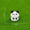 Miniatura Criativa de Panda Fofo para Micro Paisagismo, Decorações de Jardinagem, Acessórios de Decoração DIY, Enfeites de Carro
