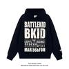Sudadera con capucha retro estilo americano para hombre y mujer Otoño e Invierno Estampada con forro polar Estudiante Suelta talla grande Casual Chaqueta para pareja