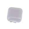 Estuche Pequeño para Auriculares Caja de Plástico PP Mini Caja de Almacenamiento para Auriculares, Anillos y Anzuelos Caja Cuadrada Pequeña Venta al por Mayor