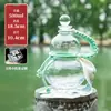 Botella de Vidrio para Té y Bebidas con Forma de Calabaza al por Mayor para Fabricantes, con Asa y Correa, Botella de Agua Estilo Chino, Botella para Bebidas de Jugos, Xunda Glass