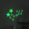 Decoraciones Personalizadas de Fábrica para Fiestas de Halloween Accesorios de Pared para Bares KTV Luna Estrellas Huecas Imanes Luminosos para Refrigerador
