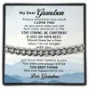 Collar de cadena cubana de hip-hop de personalidad europea y americana transfronterizo para hombre, para enviar a familiares y amigos, tarjeta de bendición, caja de regalo, joyería exquisita