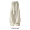 Primavera de 2026 Novo Estilo Base Branca Estilo Old Money Calça Curva Imitação de Linho M-5XL Hk26141-Especial P25-Controle de Preço 48