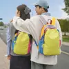 Mochila de Montanhismo para Homens, Mochila Leve de Cor Contrastante, Mochila para Mulheres para Ir ao Trabalho e Fazer Compras, Mochila Casual para Estudantes Universitários, Bolsa de Viagem