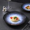 Plato de Cerámica Sense Plato Hondo Plato Grande Plato para Comida Occidental Plato para Cena de Bistec Plato de Lujo Ligero Disco para el Hogar Plato Plano Nuevo Estilo
