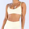 DF Cross-Border Novo Sutiã de Yoga Sem Costura com Alça Fina para Mulheres, Camisole de Secagem Rápida Justa com Lindo Design nas Costas, Roupa de Yoga Roupa Íntima Esportiva