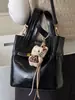 Bolso Cesta de Verduras Retro de Mano para Mujer 2025 Invierno Nuevo de Moda Estilo Coreano Bolso Cubo Bolso de Hombro Único Bolso Cruzado