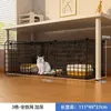 Jaula para Gatos, Inodoro para Gatos Doméstico, Villa Integrada para Gatos, Jaula para Gatos Ahorradora de Espacio con Espacio Libre, Venta Directa en Interiores