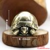 Latón Retro Sólido Tortuga Adorno de Escritorio Creativo Caparazón de Tortuga Escritorio de Oficina Atraer Riqueza y Tesoro Decoración Puesto Pequeña Mercancía
