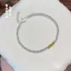 Plata de Pie Fu Shi 999 Nuevo Estilo Chino Placa de Pie de Plata Pulsera de Envoltura Manual 6 Cuentas de Oro Galvanizado Sentido de Diseño de Nicho Joyería de Mano de Plata Pura Mejor Amiga