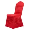 Fundas de silla plisadas al por mayor para exportación, fundas de silla completamente plisadas para bodas, banquetes de hotel y decoraciones de celebraciones