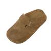 Sapatos Burken de sola grossa e salto alto, calçados femininos de alta qualidade, 2025, novos, vintage, de borracha, com biqueira única e meia pantufa coberta
