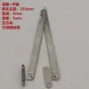 Varilla de Soporte de Acero Inoxidable Engrosada de Dos Pliegues Varilla de Tirar Plegable Soporte para Puerta de Gabinete Conector de Muebles Soporte Plegable Móvil Hacia Abajo