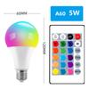 Bombilla LED Inteligente Control por App Bombilla RGB Lámpara Tuya Home 9W Lámpara de Cambio de Color E27 Bluetooth Control Bluetooth