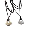 2025 Nuevo Estilo Cesta de Metal Tejida Calada Colgante Collar Largo para Mujer Lujo Accesible Nicho Retro Cuerda de Cuero Cadena de Suéter