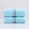 Toalla Gaoyang con Patrón de Cuadrícula de Puntos, Color Sólido, Suave y Absorbente, Adecuada para Uso Doméstico, Lavado de Cara, Baño, Color Liso, Regalo, Toalla Grande