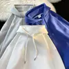 Moletom de Lã Cor Sólida com Capuz Masculino Tendência Espessado Moletom Masculino Outono e Inverno Hoodie Jaqueta Masculina Estilo Coreano Inverno