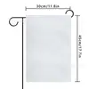 Bandera de Jardín Nueva en Blanco Transfronteriza Bandera de Jardín Blanca Pura para DIY Se Puede Personalizar con Cualquier Texto o Dibujo para Decoración de Patio Exterior