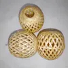 Suministro de fábrica linterna de bola pequeña lámpara china tejida a mano pantalla artesanía de bambú al por mayor