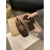 Zapatos Planos de Peluche, Zapatos de Noche, Zapatos Peludos para Mujer Primavera, Otoño e Invierno 2025, Zapatos Tipo Gorro Cómodos de Suela Suave