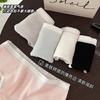Ropa Interior Dulce de Algodón Puro para Mujer, Algodón con Entrepierna Antibacteriana Estudiante de Cintura Media Sin Costuras Suave y Cómoda Bragas para Mujeres Jóvenes Estilo Nuevo
