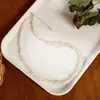 Acessório de colar de pérolas barrocas de água doce natural para mulheres, corrente de clavícula de pétala, gargantilha dupla camada de nicho de luxo leve de alta qualidade