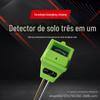 Luz verde cabeça quadrada três-em-um detector de jardinagem ph medidor higrômetro do solo testador de iluminância do solo ph