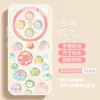 Funda colorida de tomate adecuada para vivoX300, funda transparente X200pro dopamine 100s con cadena para colgar y diseño hueco