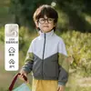 Jaqueta de fleece, agasalho de fleece infantil, novo estilo outono/inverno 2026, forro de jaqueta quente à prova de vento, moletom de corte solto para meninos e meninas