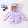 Nueva Chaqueta Ligera de Algodón Plumón Otoño e Invierno 2026 para Niños y Niñas, Abrigo de Algodón Cálido con Diseño de Orejas