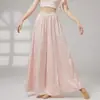 Pantalones de práctica de danza clásica para mujer, elegantes pantalones de pierna ancha, ropa de baile para adultos, pantalones de práctica con volantes