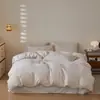 Série Limão Algodão Puro Jacquard de Gaze Dupla Conjunto de Quatro Peças Classe A para Mãe e Bebê Conjunto de Gaze Macia e Aderente