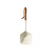Cabo de Madeira de Acácia Branca Utensílios de Cozinha de Silicone Espátula Resistente a Altas Temperaturas Espátula de Cozinha Colher de Sopa Diária Raspador para Cozinha Colher para Panela Quente