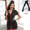 Comercio Exterior Europeo y Americano Nuevo Cosplay Femenino Lencería Sexy Conjunto de Disfraz de Enfermera Sexy de Halloween para Mujer