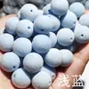 Cuentas de Flocking de Color Macarrón con Agujero Recto Hechas a Mano Accesorios para Ropa Antigua de Otoño e Invierno Felpa 10 Piezas/Paquete Material Libre