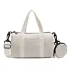 Bolso Transfronterizo para Mujer Lona Casual Bandolera Bolso Boston 2025 Nuevo Costura Conjunto de Dos Piezas Bolso Cruzado para Viajes